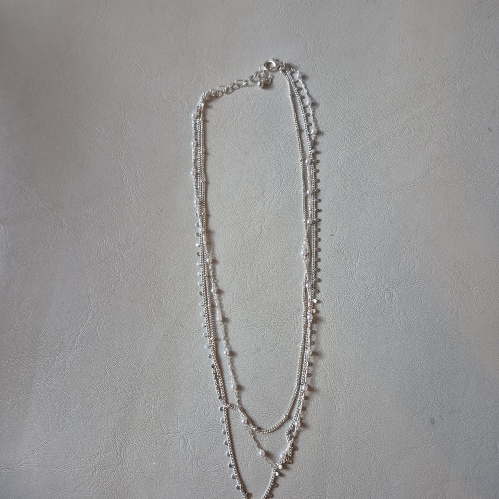 Chic Silver Multi-Layer‎ Necklace